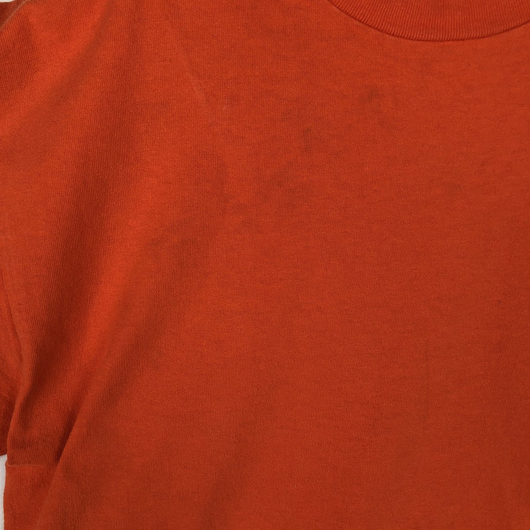 Harley-Davidson Eagle Pattern Motorcycle Bike T-shirt Made in USA Men's M size cotton orange type Vintage Second Hand