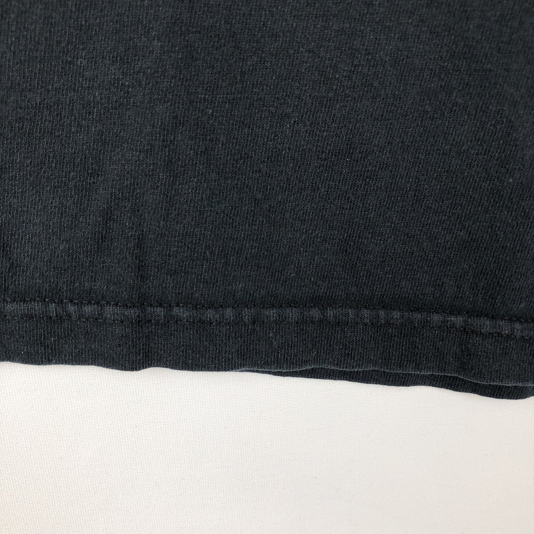 Harley-Davidson Eagle Pattern Motorcycle Bike T-shirt Made in USA Men's L size cotton black type Vintage Second Hand