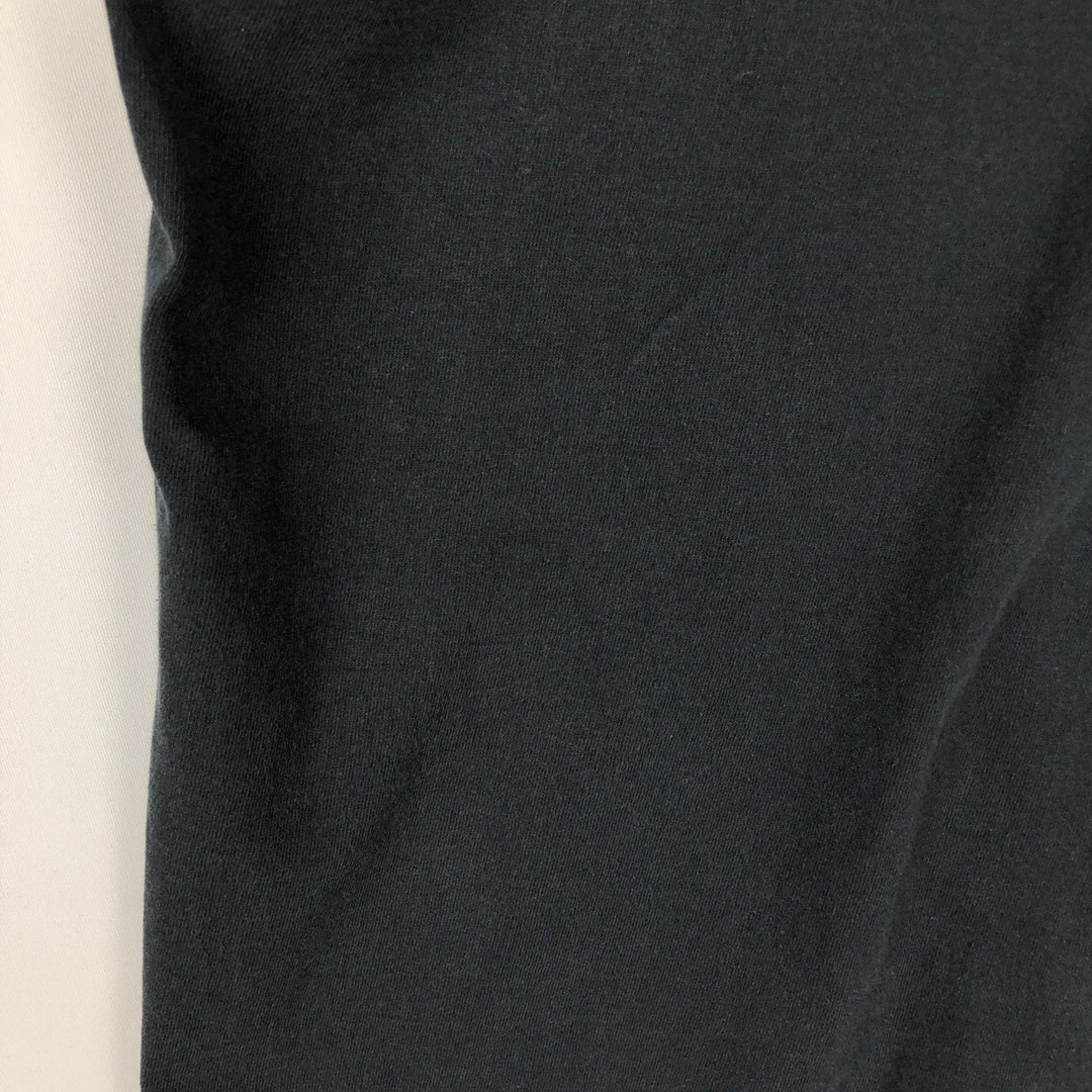 Harley-Davidson Eagle Pattern Motorcycle Bike T-shirt Made in USA Men's L size cotton black type Vintage Second Hand