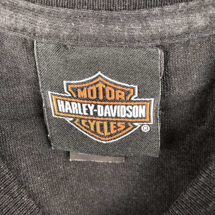Harley-Davidson Motorcycle Bike T-shirt, Men's Medium cotton black type Vintage Second Hand