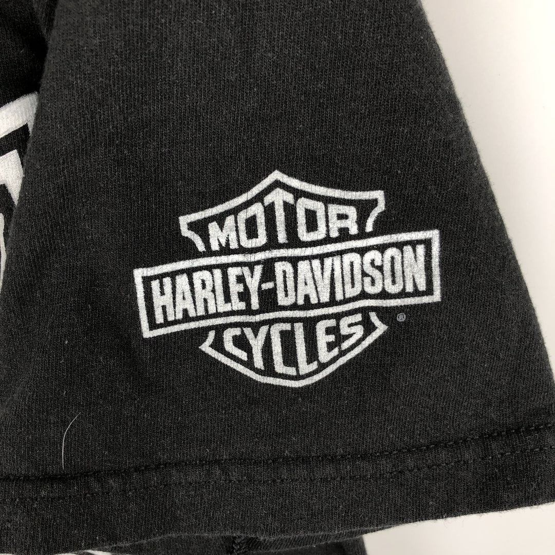 Harley-Davidson Motorcycle Bike T-shirt, Men's Medium cotton black type Vintage Second Hand