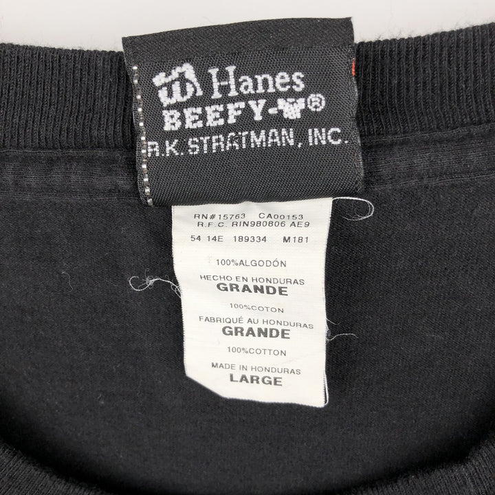 Harley-Davidson Motorcycle Bike T-shirt, Men's Size L cotton black type Vintage Second Hand