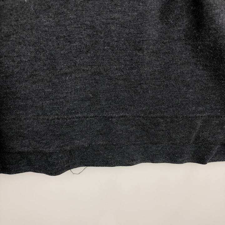 80'S Nike Navy Tag Logo Print T-Shirt, Men's Size XL (Equivalent), Vintage cotton Charcoal Vintage Second Hand
