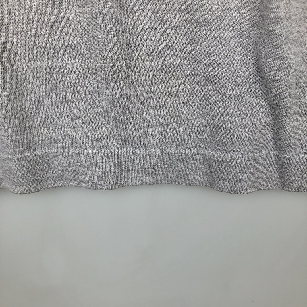 80'S Adidas Trefoil Logo Back Print T-Shirt, Made in USA, Men's XL (approx.) Vintage polyester gray type Vintage Second Hand