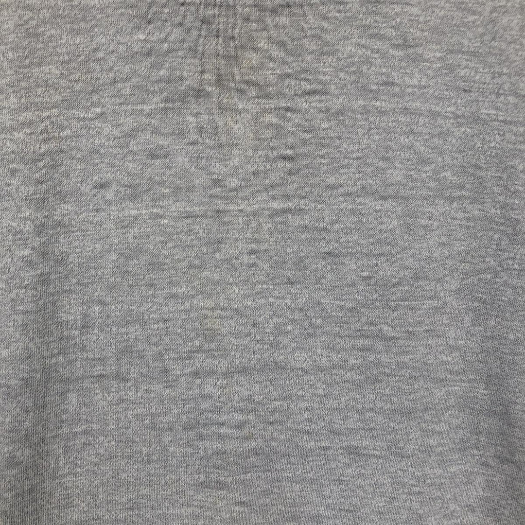 80'S Adidas Trefoil Logo Back Print T-Shirt, Made in USA, Men's XL (approx.) Vintage polyester gray type Vintage Second Hand