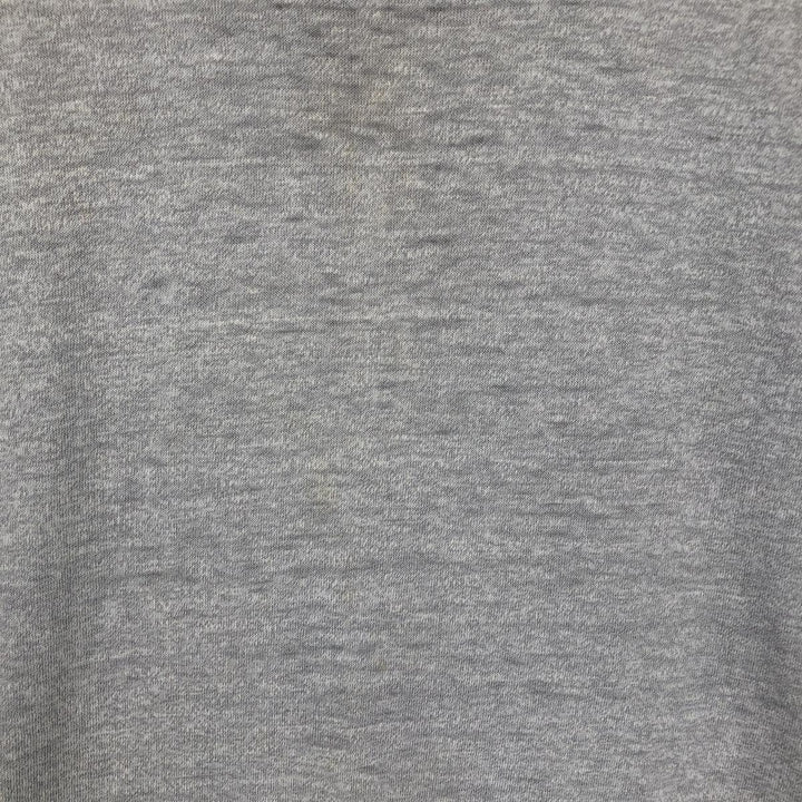 80'S Adidas Trefoil Logo Back Print T-Shirt, Made in USA, Men's XL (approx.) Vintage polyester gray type Vintage Second Hand
