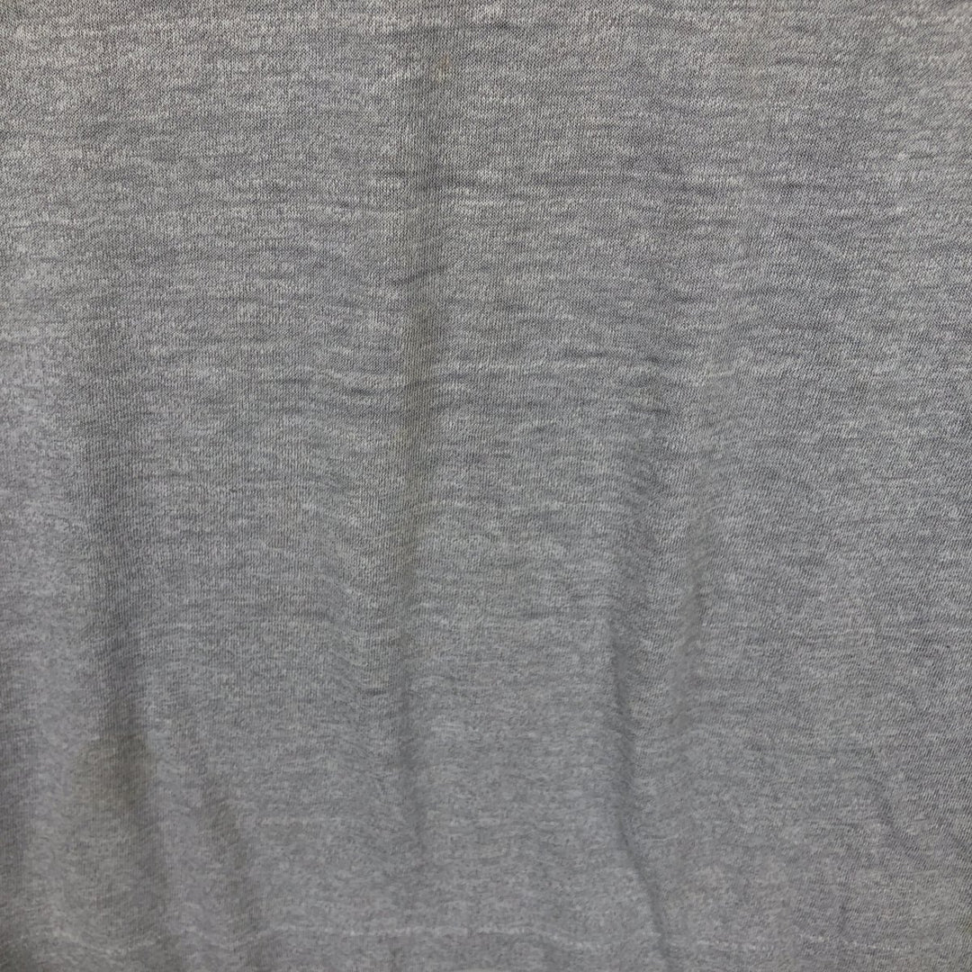 80'S Adidas Trefoil Logo Back Print T-Shirt, Made in USA, Men's XL (approx.) Vintage polyester gray type Vintage Second Hand