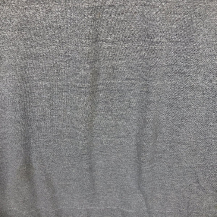 80'S Adidas Trefoil Logo Back Print T-Shirt, Made in USA, Men's XL (approx.) Vintage polyester gray type Vintage Second Hand