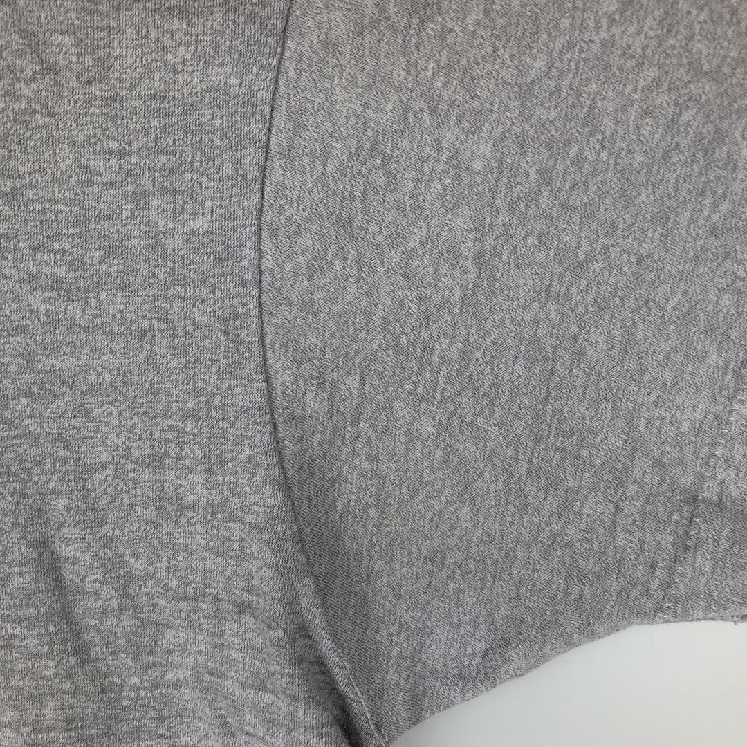80'S Adidas Trefoil Logo Back Print T-Shirt, Made in USA, Men's XL (approx.) Vintage polyester gray type Vintage Second Hand