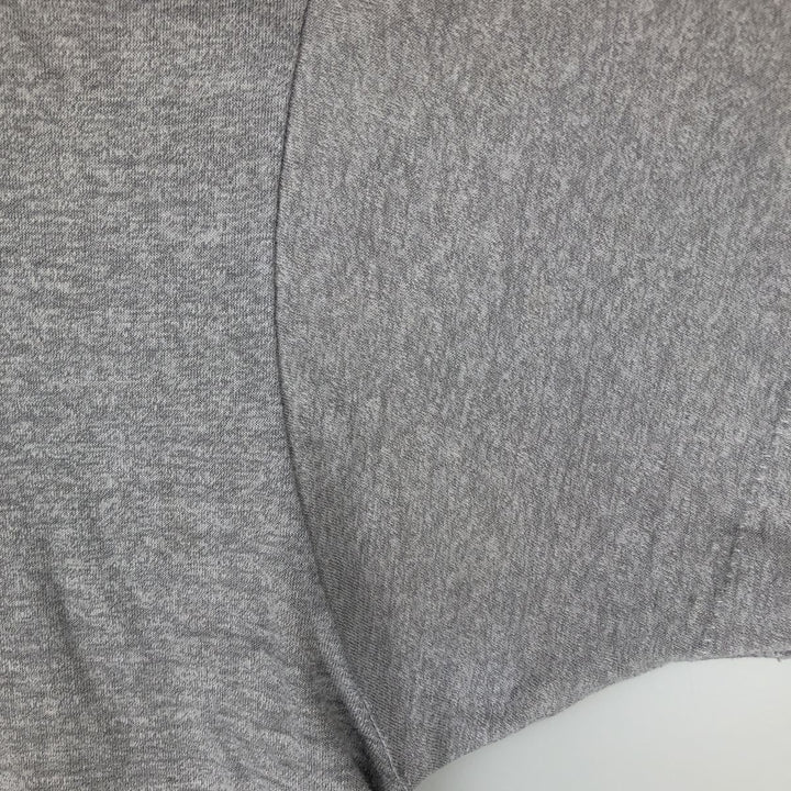 80'S Adidas Trefoil Logo Back Print T-Shirt, Made in USA, Men's XL (approx.) Vintage polyester gray type Vintage Second Hand