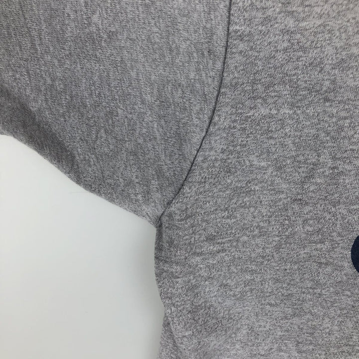 80'S Adidas Trefoil Logo Back Print T-Shirt, Made in USA, Men's XL (approx.) Vintage polyester gray type Vintage Second Hand