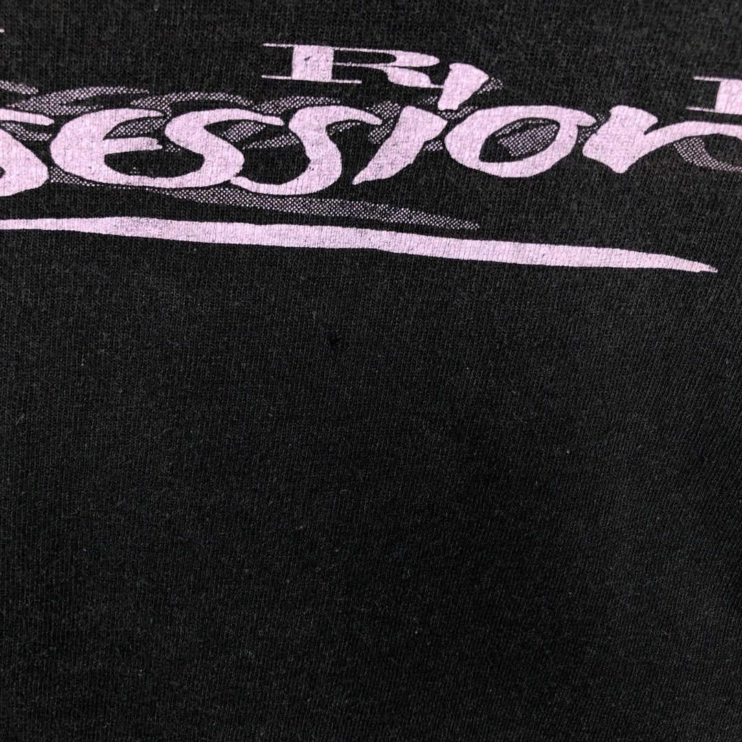 SCREEN STARS PREMIUM Sports Print T-Shirt, Men's Size M (equivalent) cotton black type Vintage Second Hand