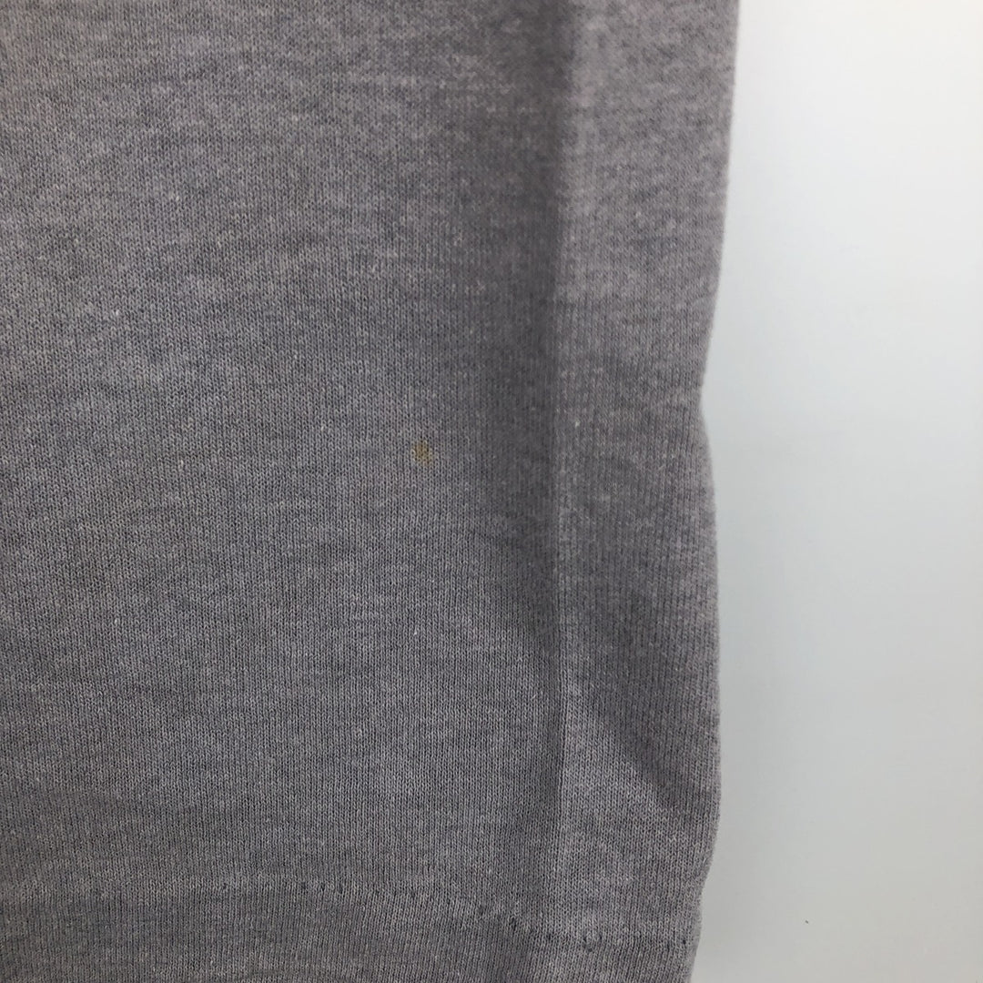 80'S Adidas Trefoil Logo Print T-Shirt, Made in USA, Men's Size M (approx.), Vintage cotton gray type Vintage Second Hand