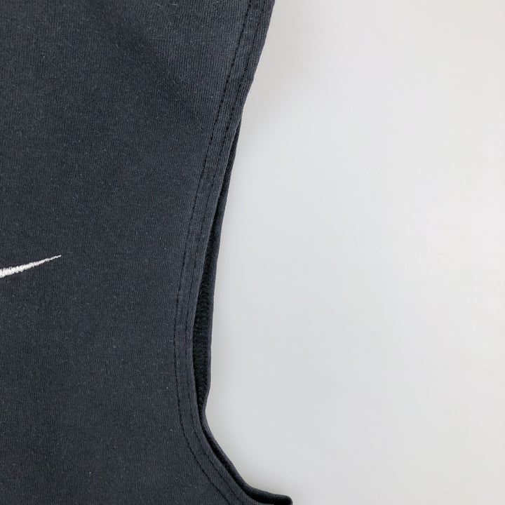 90'S Nike Sleeveless T-Shirt with One-Point Logo, Made in USA, Men's XL (approx.), Vintage cotton black type Vintage Second Hand