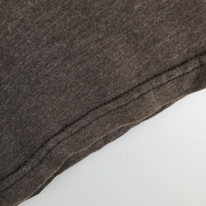 90'S Nike Logo Print T-Shirt Made in USA Men's XL Vintage cotton brown type Vintage Second Hand