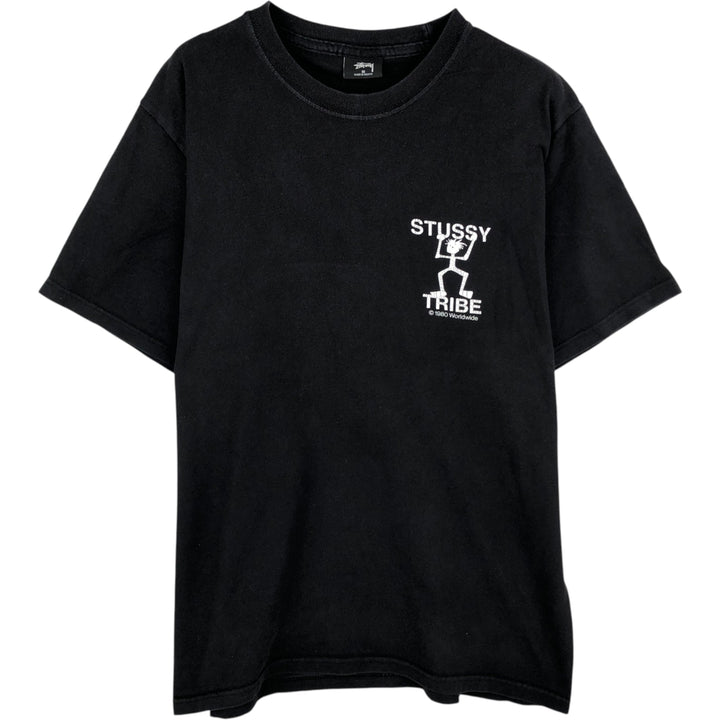 STUSSY surf skate T-shirt, size M for men unclear white type Vintage Second Hand