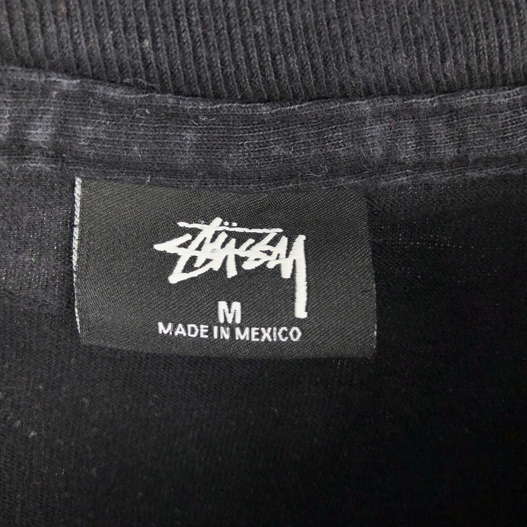 STUSSY surf skate T-shirt, size M for men unclear white type Vintage Second Hand