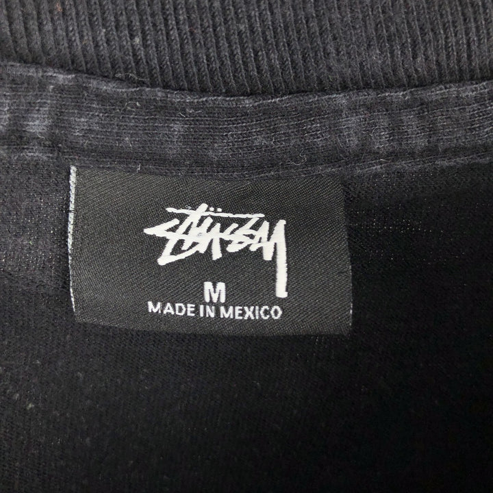 STUSSY surf skate T-shirt, size M for men unclear white type Vintage Second Hand