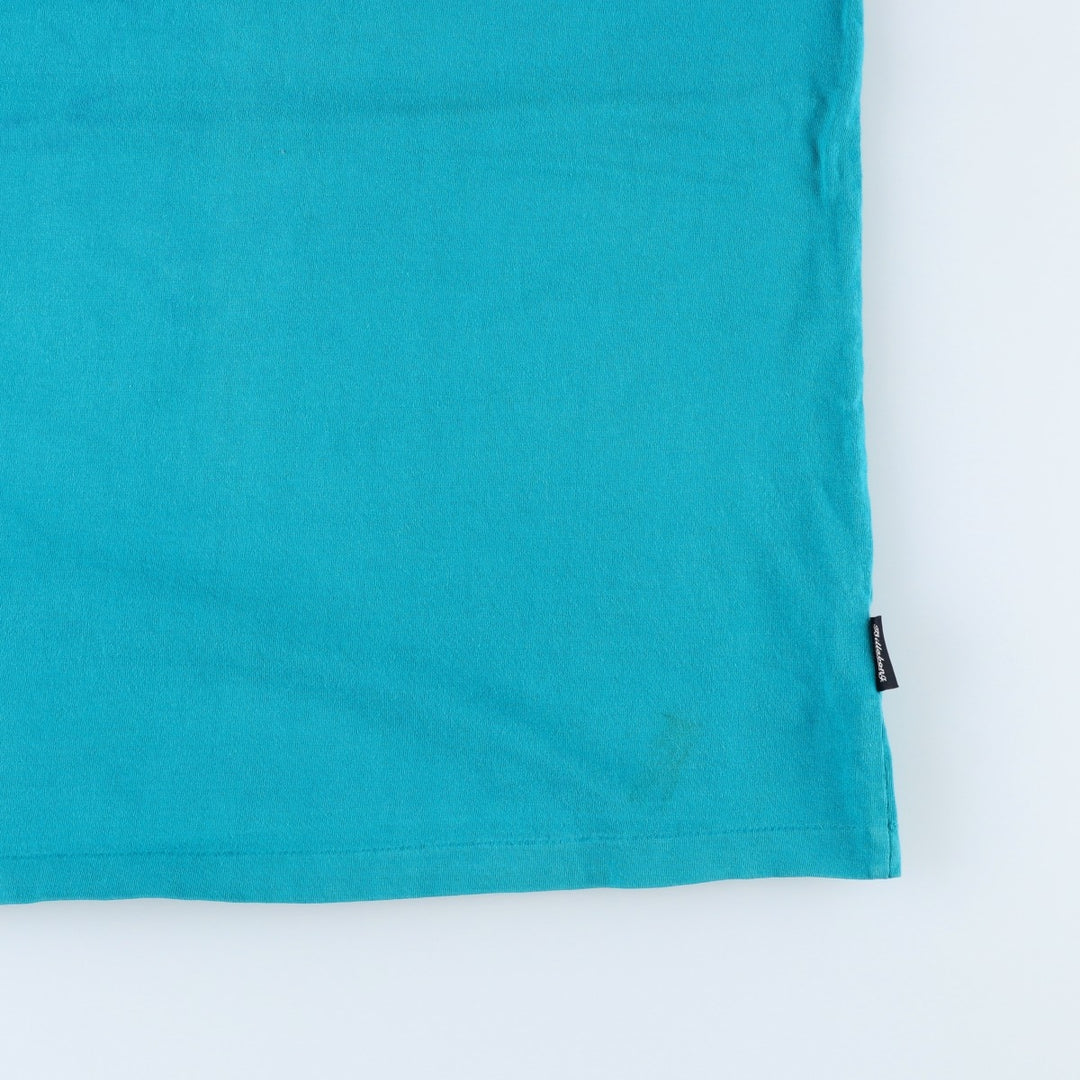 Billabong sleeveless logo print t-shirt, men's size XL (approx.) cotton turquoise blue Vintage Second Hand