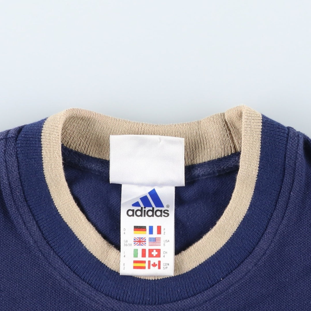 Adidas One Point Logo T-shirt, Men's S size cotton blue type Vintage Second Hand