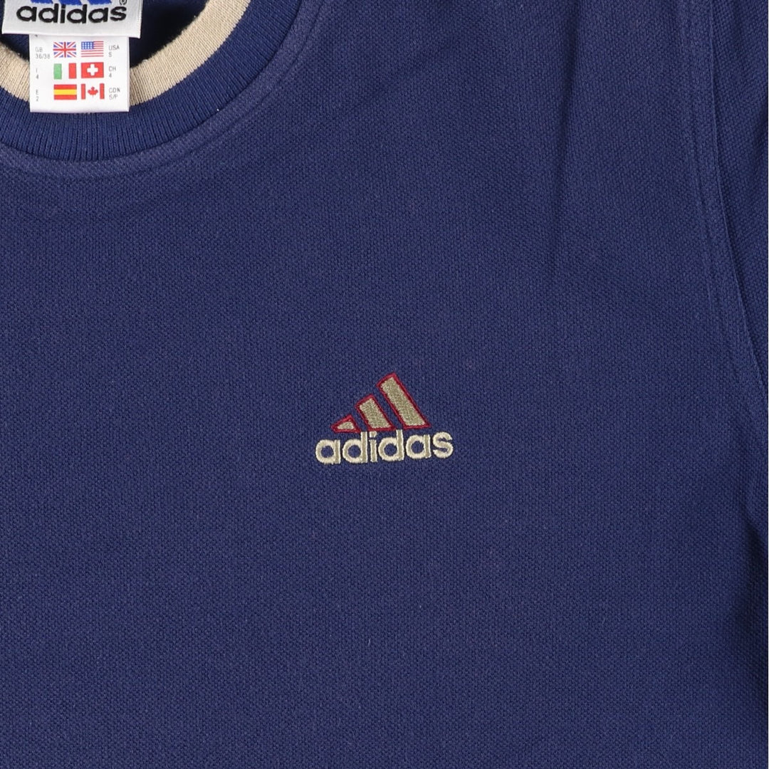 Adidas One Point Logo T-shirt, Men's S size cotton blue type Vintage Second Hand