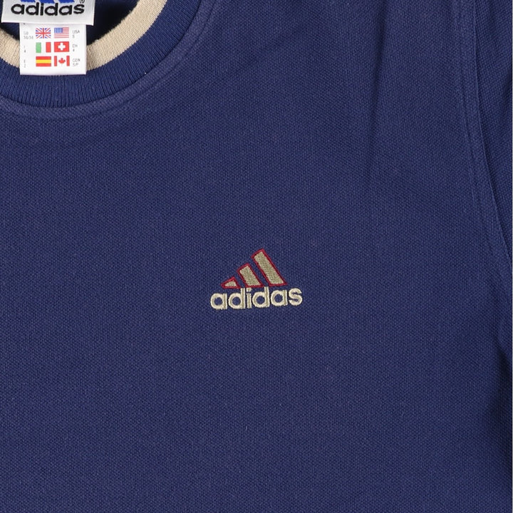 Adidas One Point Logo T-shirt, Men's S size cotton blue type Vintage Second Hand