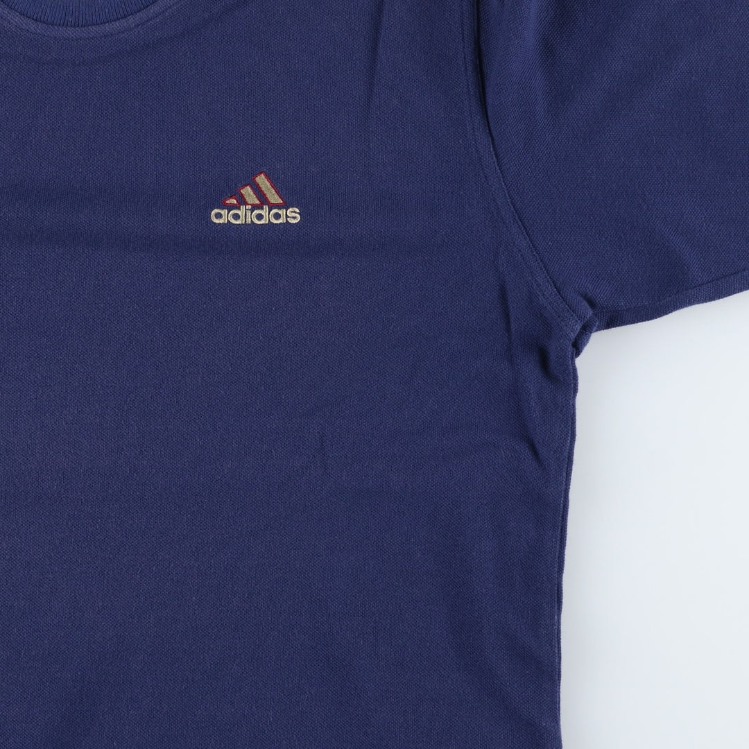 Adidas One Point Logo T-shirt, Men's S size cotton blue type Vintage Second Hand