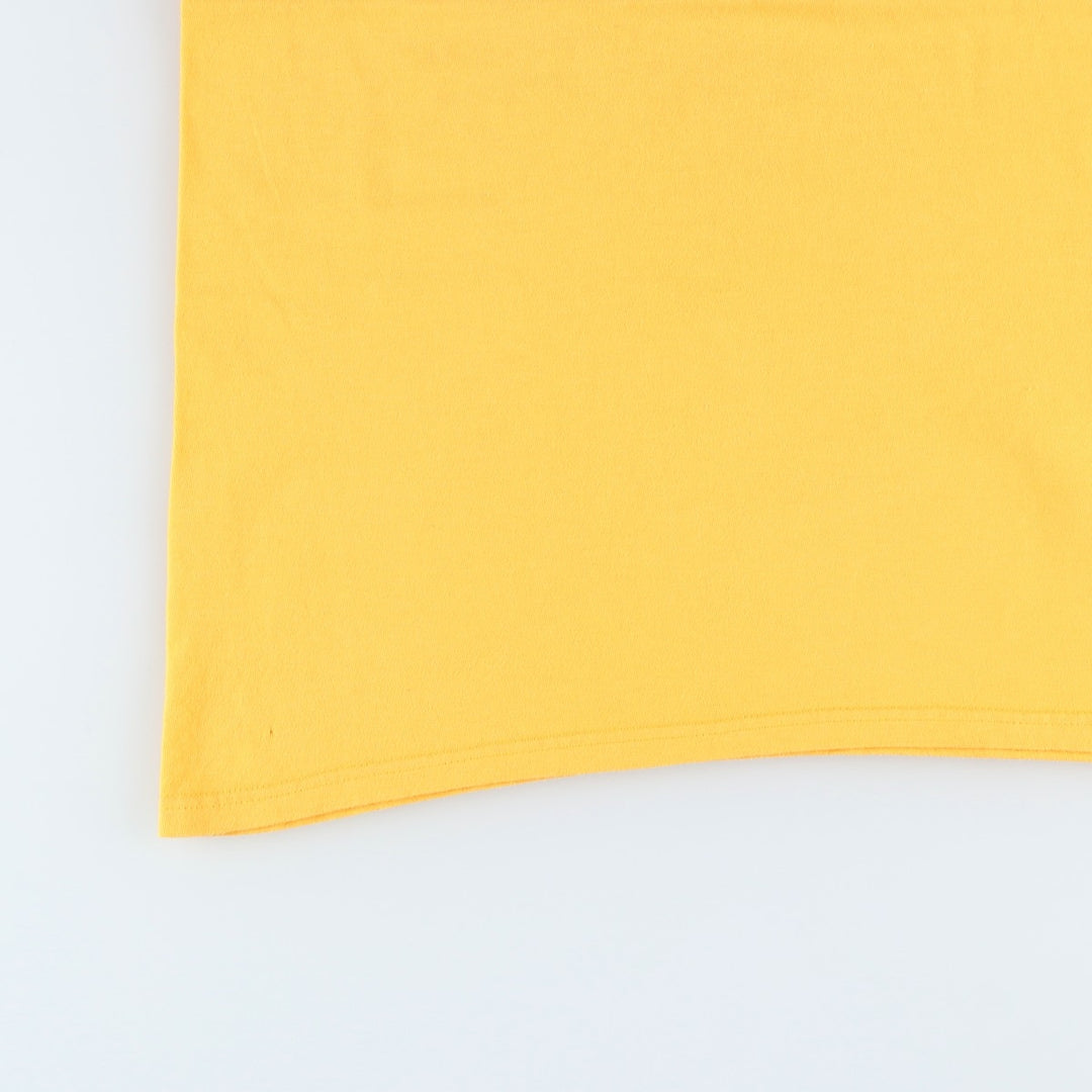 STUSSY surf skate T-shirt, size M for men cotton yellow type Vintage Second Hand