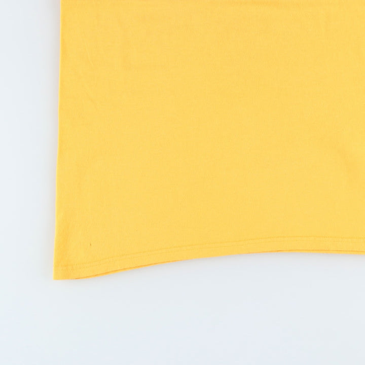 STUSSY surf skate T-shirt, size M for men cotton yellow type Vintage Second Hand