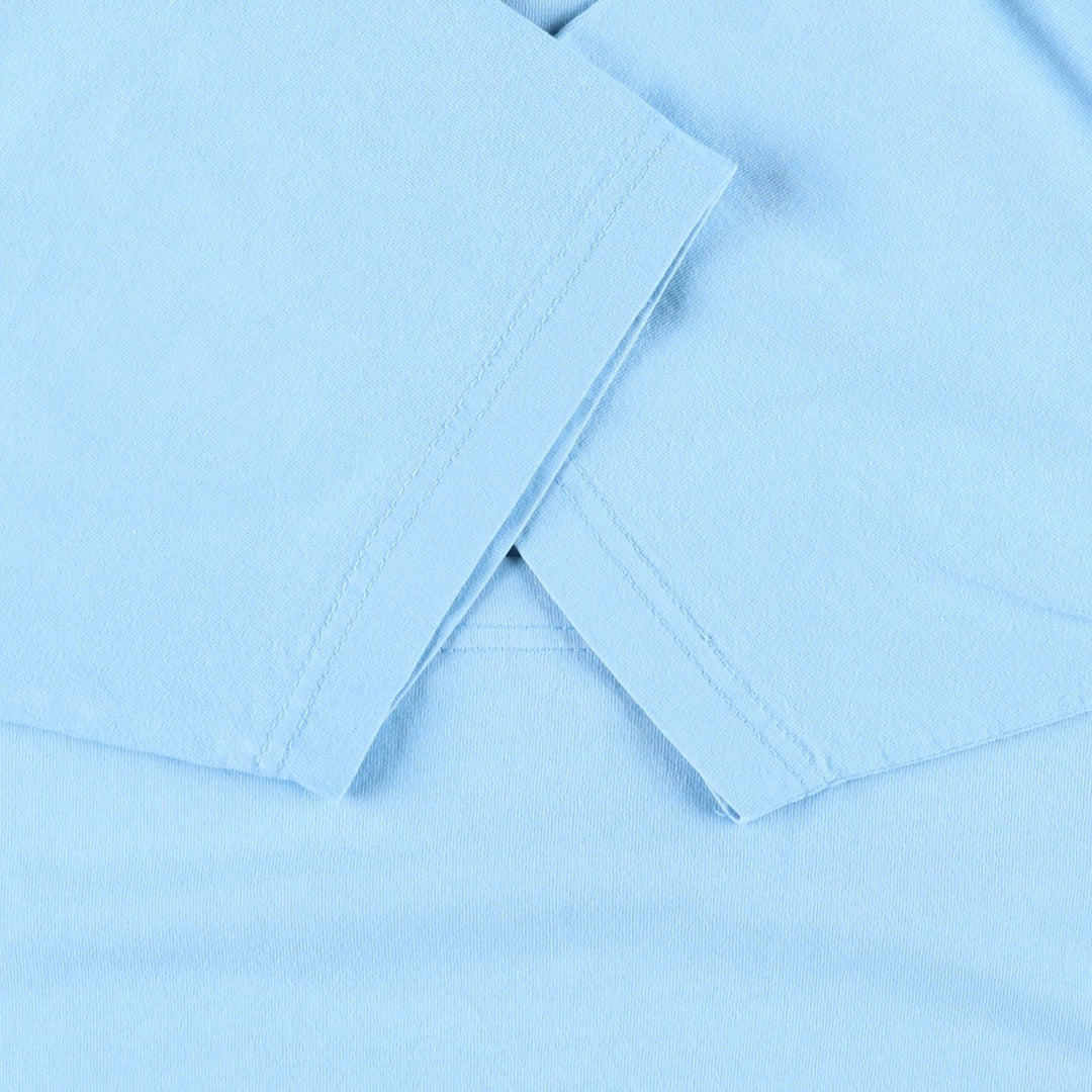 Nike One Point Logo T-shirt, Men's M size cotton Blue type light blue Vintage Second Hand