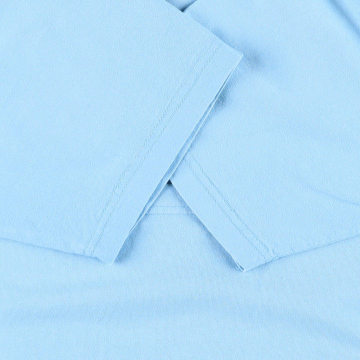 Nike One Point Logo T-shirt, Men's M size cotton Blue type light blue Vintage Second Hand