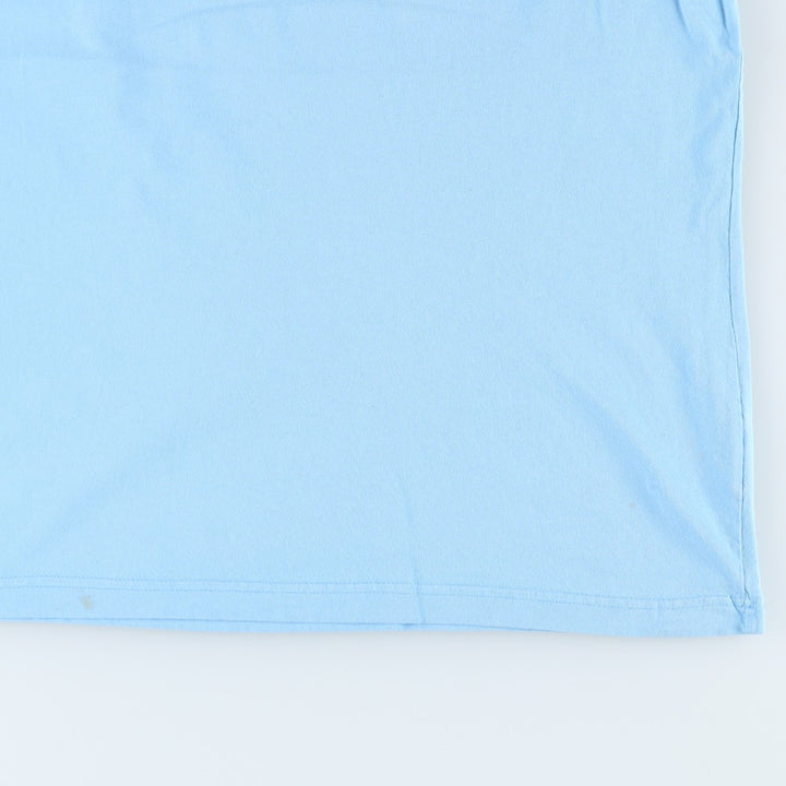 Nike One Point Logo T-shirt, Men's M size cotton Blue type light blue Vintage Second Hand