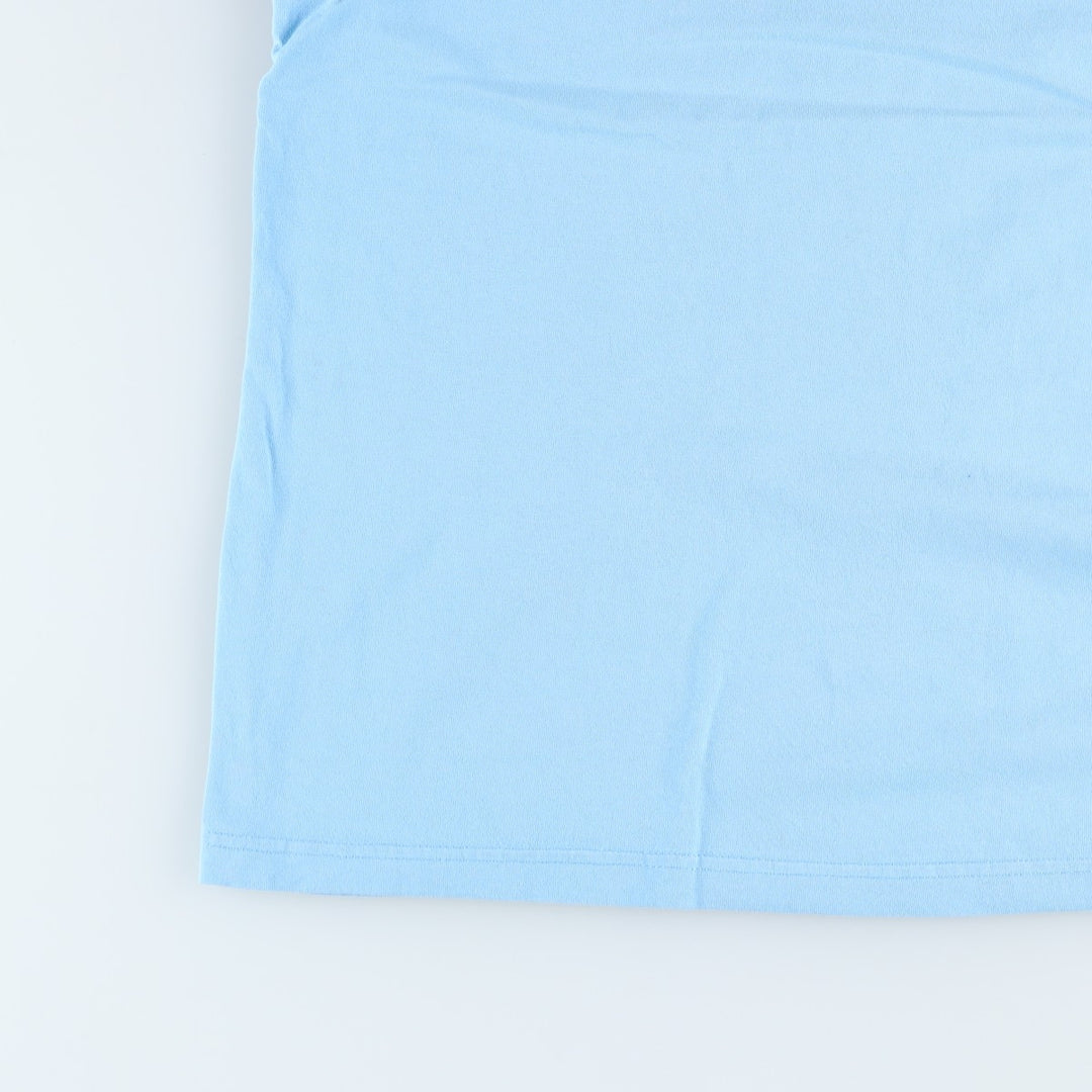 Nike One Point Logo T-shirt, Men's M size cotton Blue type light blue Vintage Second Hand