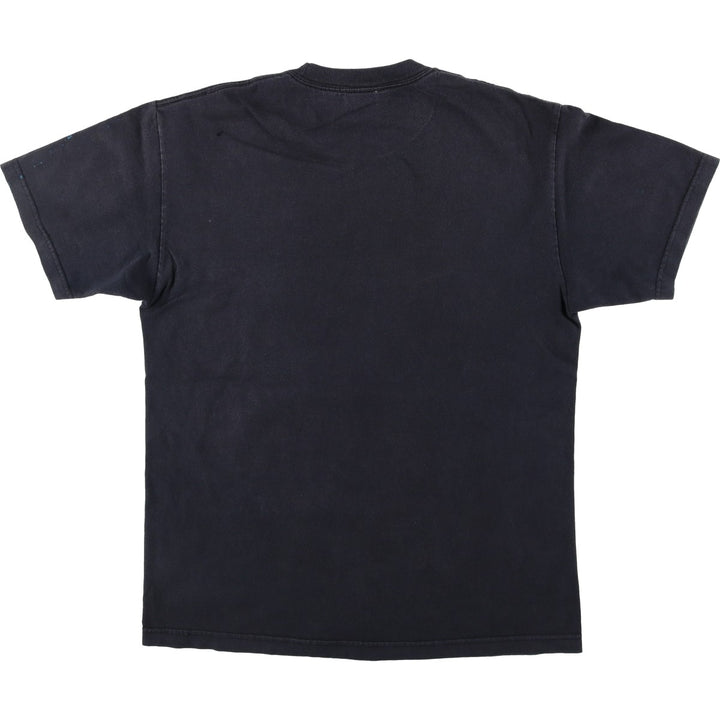 Nike logo print t-shirt, men's size L (approx.) cotton black type Vintage Second Hand