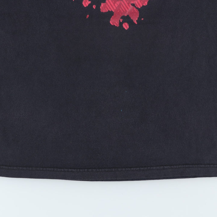 Nike logo print t-shirt, men's size L (approx.) cotton black type Vintage Second Hand
