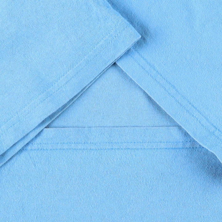 2000'S Nike logo print T-shirt, made in Canada, men's size XXL equivalent. cotton Blue type light blue Vintage Second Hand
