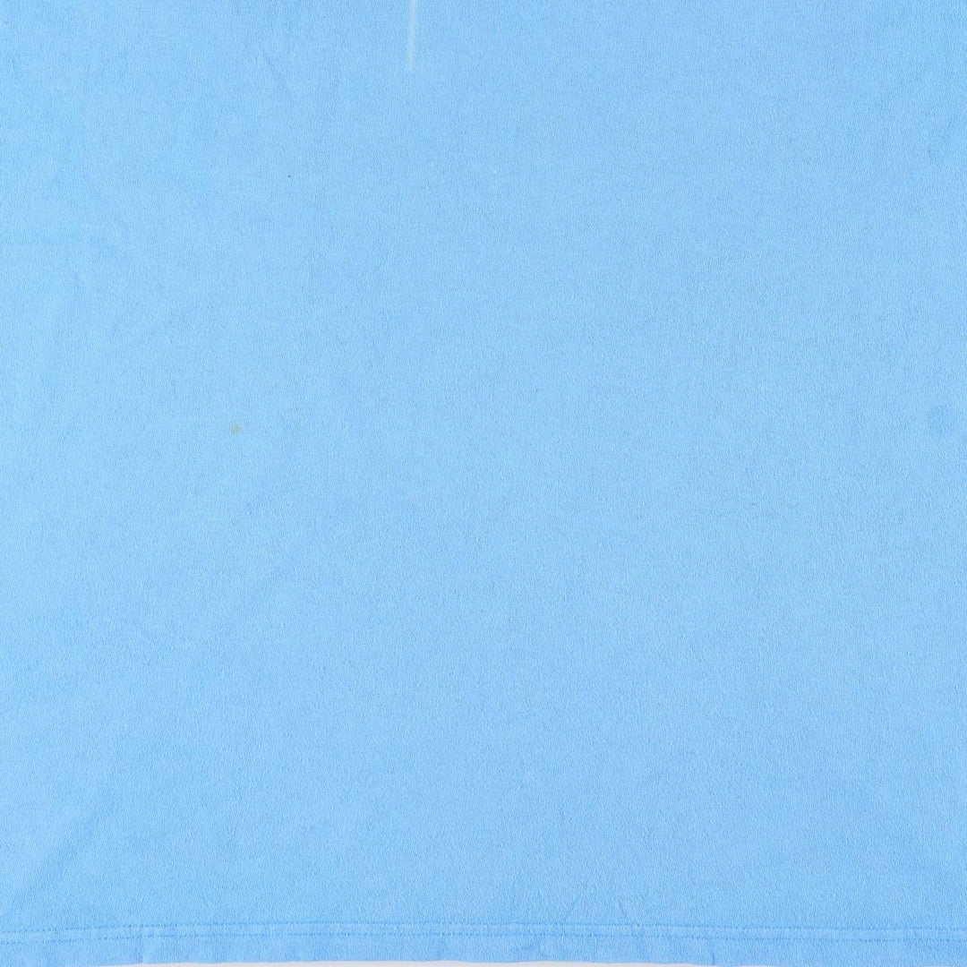 2000'S Nike logo print T-shirt, made in Canada, men's size XXL equivalent. cotton Blue type light blue Vintage Second Hand