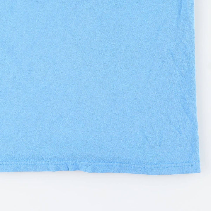 2000'S Nike logo print T-shirt, made in Canada, men's size XXL equivalent. cotton Blue type light blue Vintage Second Hand
