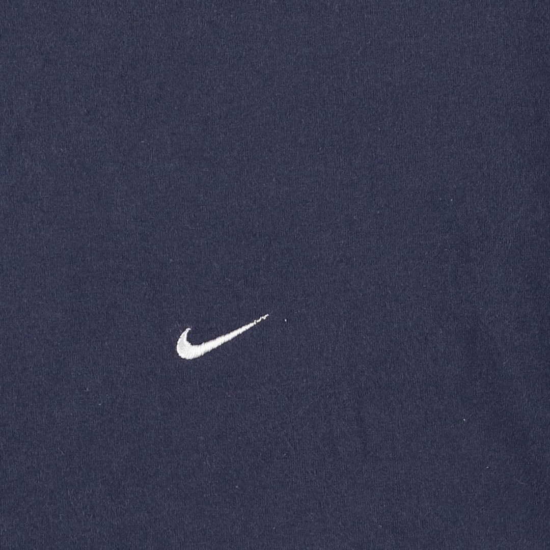 Nike One Point Logo T-shirt Men's XL cotton navy blue type Vintage Second Hand