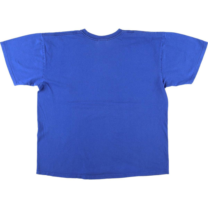 Nike logo print T-shirt, men's XL size cotton blue type Vintage Second Hand