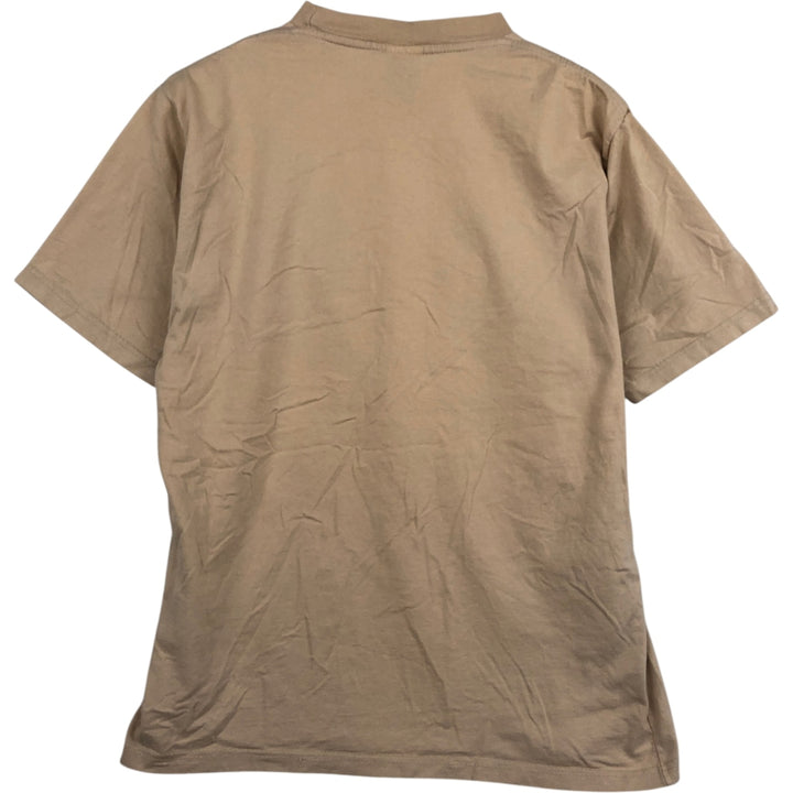 90s-00'S Nike One-Point Logo T-Shirt, Men's Size M (approx.), Vintage cotton Beige type Vintage Second Hand