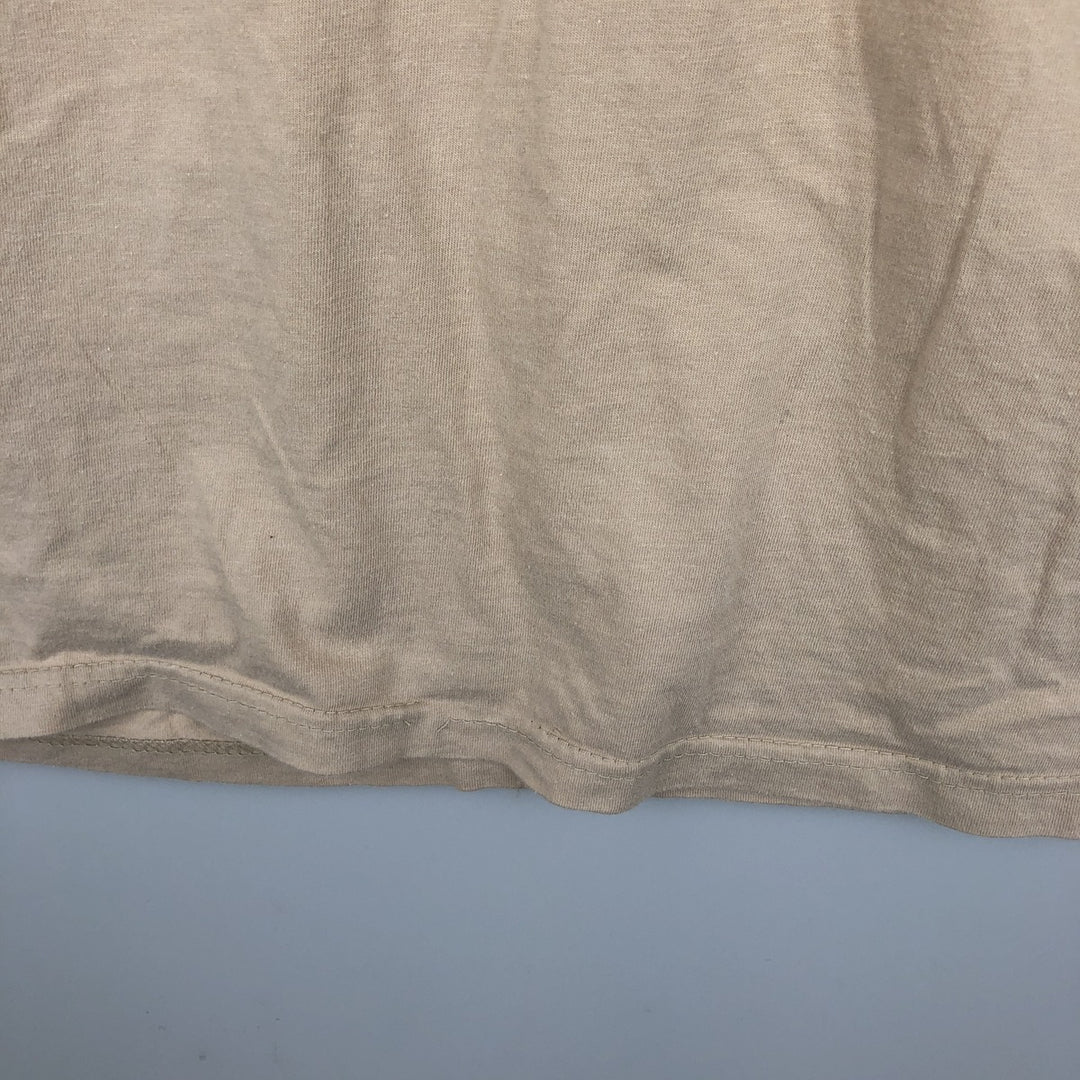 90s-00'S Nike One-Point Logo T-Shirt, Men's Size M (approx.), Vintage cotton Beige type Vintage Second Hand