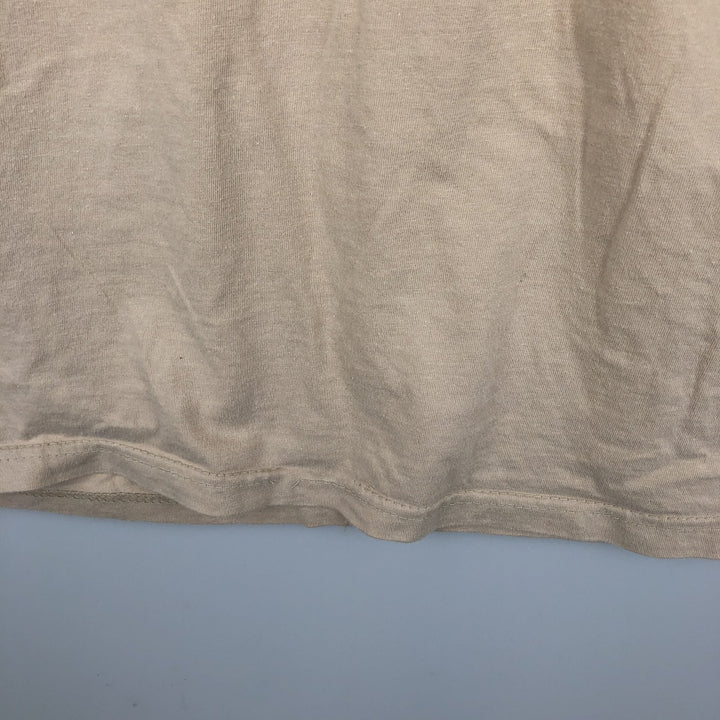 90s-00'S Nike One-Point Logo T-Shirt, Men's Size M (approx.), Vintage cotton Beige type Vintage Second Hand