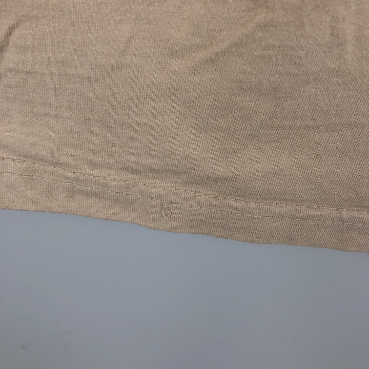 90s-00'S Nike One-Point Logo T-Shirt, Men's Size M (approx.), Vintage cotton Beige type Vintage Second Hand