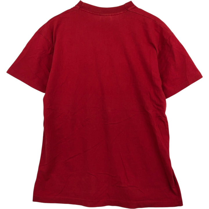 90'S Nike Logo Print T-Shirt, Made in Ireland, Men's Size M (approx.), Vintage cotton red type Vintage Second Hand