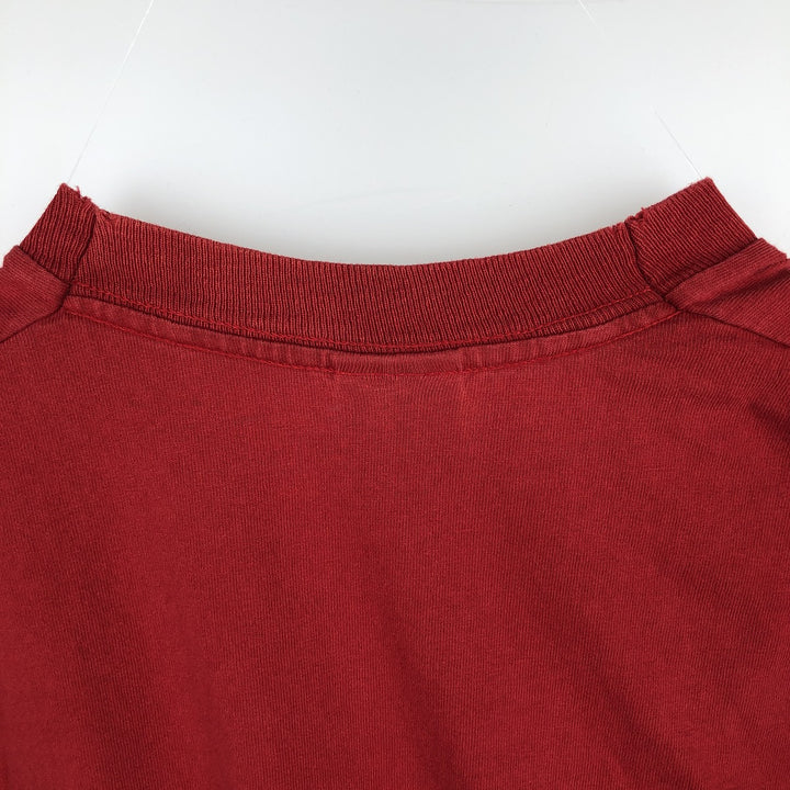 90'S Nike Logo Print T-Shirt, Made in Ireland, Men's Size M (approx.), Vintage cotton red type Vintage Second Hand