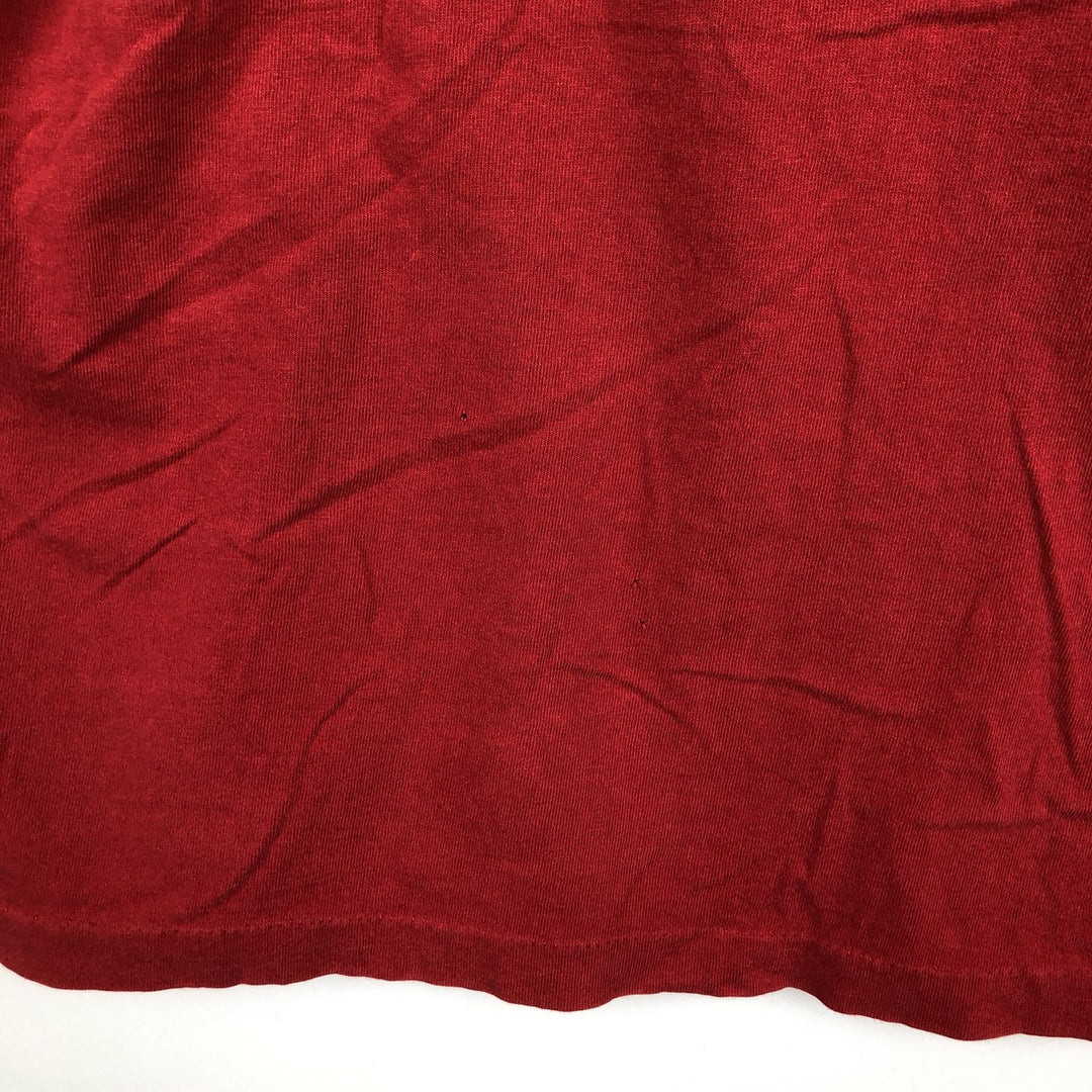 90'S Nike Logo Print T-Shirt, Made in Ireland, Men's Size M (approx.), Vintage cotton red type Vintage Second Hand