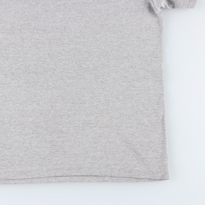 Nike logo print T-shirt, made in Canada, men's size M equivalent. cotton gray type Vintage Second Hand