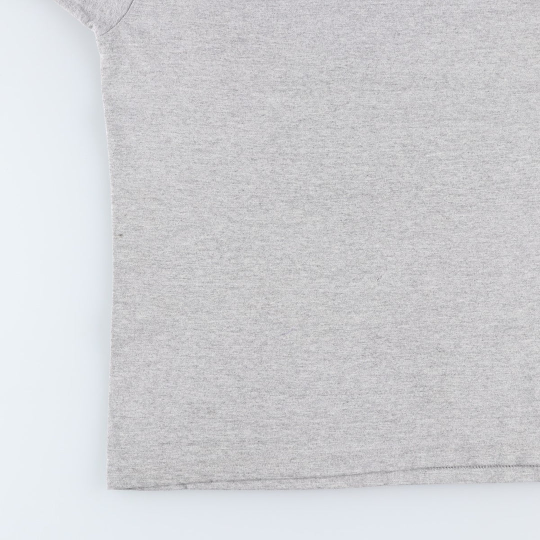 Nike logo print T-shirt, made in Canada, men's size M equivalent. cotton gray type Vintage Second Hand