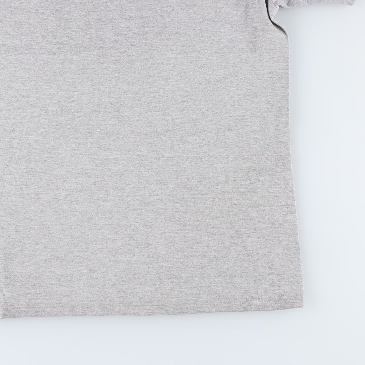 Nike logo print T-shirt, made in Canada, men's size M equivalent. cotton gray type Vintage Second Hand